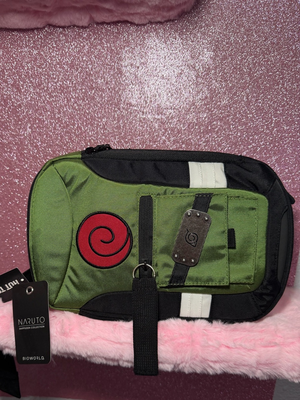 NWT Bioworld Naruto Shippuden Kakashi Sling Bag Crossbody Hot Topic